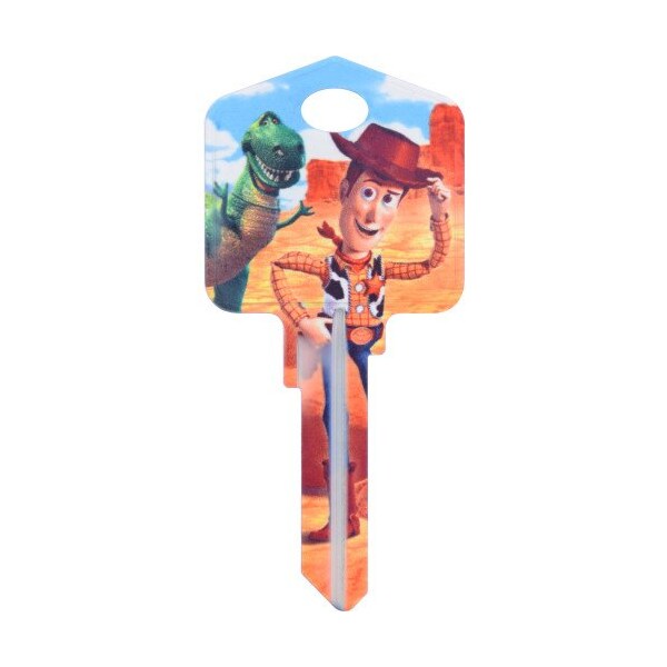 Hillman Disney Buzz/Woody House Key Blank 66/97 KW1/KW10 Single For Kwikset and Titan Locks 87636 - main